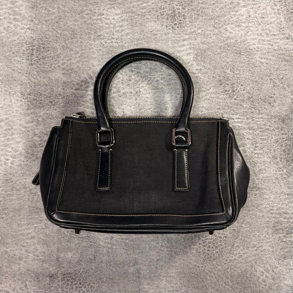 Coach Small Black Bonnie Legacy Satchel